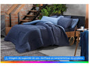 Dark Blue Urban Merge Atlantic Queen Bed Set 3 Pieces