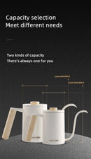 MHW-3BOMBER Pour Over Coffee Kettle 400ml/600ml Stainless Steel Gooseneck Tea Water Pot Chic Cafe Barista Kitchen Accessories