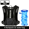 NEWBOLER Breathable Hydration Vest Trail Running Backpacks Lightweight Cycling Run Jogging Marathon Backpack Riding Climbing Bag