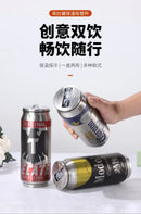 500ML Termos Beer Cup 304 Stainless Steel Car Thermos Cola Can Laser Printing Botella De Acero Inoxidable Ninos Garrafa Termica