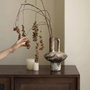 Ceramic Vase Coarse Ceramic Vase Flower Arrangement Retro Handmade Wabi Sabi Style Dry Flowers Zen Flower Arrangement