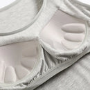 Women's Vest Tops with Bra U-Neck Vest with Padded Bra Slim Fit Tank Tops Sexy Shirts Feminino Casual Slimming Vest Tops