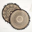 Round Placemat Table Non-Slip Jute Mats for Dining Table Decoration Accessories Kitchen Placemats Coffee Coasters Party Dinner