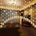 Crystal Beaded Curtain Partition Decorative Curtain Living Room Hanging Curtain Wedding Hotel Backdrop Decoration Curtain