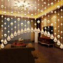 Crystal Beaded Curtain Partition Decorative Curtain Living Room Hanging Curtain Wedding Hotel Backdrop Decoration Curtain
