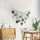 1 Set Beautiful Room Decoration Leaf Hanging on The Wall Bohemian  Modern Macrame Wall Art Tapestry for Home