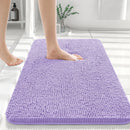 HAPIHAPPY New Chenille Bathroom Rug Mat Extra Soft Thick Absorbent Shaggy Bath Mats Non-Slip Machine Wash Dry Plush Bath Rugs