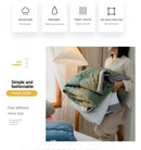 2025 new Japanese polyester cotton quilted summer quilt skin-friendly washable light luxury style solid color lightweight