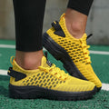 Fashion Men's Sneakers Trendy Breathable 2025 Comfortable Soft Running Shoe New High - Quality Knit Upper Lace Up Tenis Feminino