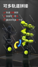 TS02 tennis ball throwing machine serve machine tennis multi-ball portable trainer indoor and outdoor