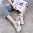 2026 New Women Casual Shoes Fashion Breathable Walking Flat Shoes Sneakers Women 2025 Gym Vulcanized Shoes White Female Footwear