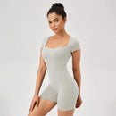 Women Summer Gym Workout jumpsuit One-Piece Short Yoga Clothes Push Up Workout Clothes Fitness Sports Bodysuit Yoga Suit