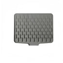 Silicone Dish Drying Mat for Kitchen Counter,Fast Drainage Design Heat Resistant, Non-Slip ,Dishwasher Safe pace-saving storage