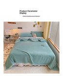 Home Textiles Flannel Blanket Air Conditioning Blanket Thin Spring Summer Fleece Blanket Office Nap  Blanket Multi-size Optional