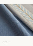 Japanese Minimalism Luxury Chenille Curtians for Living Dining Room Bedroom High-end Embroidery Shading Cortinas Customize