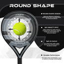 INSUM Lightweight Padel Tennis Racquets Suitable For Beginner To Advanced Players Provides A Great Hitting Experience