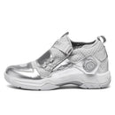 Lightweight Breathable Badminton Shoes Tennis Shoes for Men Women with Rotating Buckle Shock Absorption Non-Slip Sports Shoes