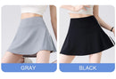 BIVIGAOS Summer Double Stripe Sport Tennis Short Skirts Women Fake Two Piece Stretch Running Fitness Golf A-line Yoga Mini Skirt