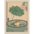 Japanese Bathroom Art Poster Cute Animals in Bathtub Canvas Printed Decorative Painting, Used for Bathroom Decoration, Frameless