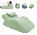Face Down Pillow Home Massage Pillow Comfortable Ergonomic Bed Wedge Support Pillow Cushion with Neck Support for Sleeping
