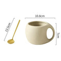 Ceramic Coffee Cups and Saucers Simple Water Cup 220ml Breakfast Milk Oat Drink Mug Exquisite Afternoon Tea Coffee Cup Birthday
