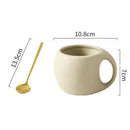 Ceramic Coffee Cups and Saucers Simple Water Cup 220ml Breakfast Milk Oat Drink Mug Exquisite Afternoon Tea Coffee Cup Birthday