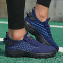 Fashion Men's Sneakers Trendy Breathable 2025 Comfortable Soft Running Shoe New High - Quality Knit Upper Lace Up Tenis Feminino