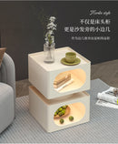 Bedroom Nightstands Side Bed Nordic Modern Corner Low Table Narrow Bedside Table Drawer Mesa De Noche Dormitorio Furniture