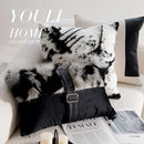 30x50/45x45CM French Retro Throw Pillow Cover Black Luxury Stamping Waist Cushion Cover Decor Home Decorative Pillowcase 2025