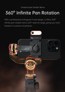 Hohem Official iSteady M7 Smartphone Stabilizer Ai Face Tracking 3-Axis Phone Gimbal Built-in Selfie Stick iPhone/Android Gimbal