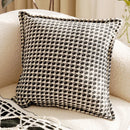 French Retro Waist Cushion Cover 45x45 Bow Embroidery Black and White Striped Throw Pillow Case Living Room Bed Sofa Home Decor