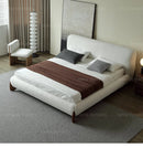 Customized Fabric Bed with Soft Back Modern Design Tatami Beds King Size Bed Queen Size Bed with Solid Wood Frame