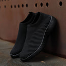 Women's Shoes Lightweight Breathable Mesh Slip-On Sneakers Black White Sport Running for Casual Party Fashion Ladies Shoes