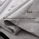 Asazal Linen Blackout Curtains for Living Room Bedroom High Quality Full Shading Decoration Luxury Modern Opaque Window Drapes