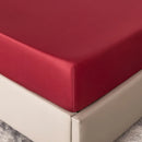 100% Organic Bamboo Bed Sheet Set 4/6 Pieces Silky Bedding Sets Hotel Luxuriously Soft Fitted Sheet Flat Sheet Pillowcase Solid