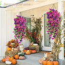 Artificial Flower New Artificial Hanging Flowers and Plants Easter Decoration 2025 UV-resistant and Realistic Room Decor Wedding