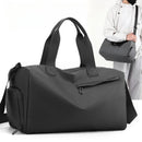 Solid Fitness Bags Zipper Large Capacity Oxford Travel Bags  Thickened Fabric High Capacity Waterproof Luggage Sports Bags