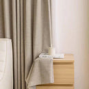 Asazal Linen Blackout Curtains for Living Room Bedroom High Quality Full Shading Decoration Luxury Modern Opaque Window Drapes