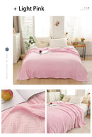 Coral Fleece Blankets For Beds 300gsm Spring Summer Soft Fluffy Faux Fur Mink Throw Solid Sofa Cover Bedspread Plaid Blankets