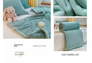 Home Textiles Flannel Blanket Air Conditioning Blanket Thin Spring Summer Fleece Blanket Office Nap  Blanket Multi-size Optional