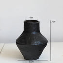 Ceramic Vase Coarse Ceramic Vase Flower Arrangement Retro Handmade Wabi Sabi Style Dry Flowers Zen Flower Arrangement