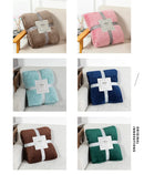 Coral Fleece Blankets For Beds 300gsm Spring Summer Soft Fluffy Faux Fur Mink Throw Solid Sofa Cover Bedspread Plaid Blankets