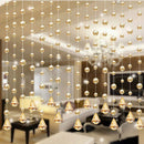 Crystal Beaded Curtain Partition Decorative Curtain Living Room Hanging Curtain Wedding Hotel Backdrop Decoration Curtain