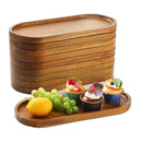 NEW Tableware Solid Wood Round Dessert Plate Japanese-style Wooden Tray Snack Plate Dried Fruit Plate Wooden Plate