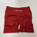 TEVEO – Short de Yoga Feminino – Shorts Esportivos Elásticos