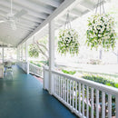 Artificial Flower New Artificial Hanging Flowers and Plants Easter Decoration 2025 UV-resistant and Realistic Room Decor Wedding