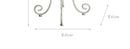 French Style Side Tables White Lace Sofa End Tables for Living Room Bedside Flower Stand Minimalist Balcony Plant Display Rack