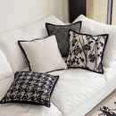 Black and White Retro Light Luxury Cushion Cover Chenille Jacquard Pillow Covers Decorative 2025 New Home Throw Pillow Case