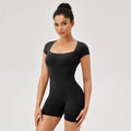 Women Summer Gym Workout jumpsuit One-Piece Short Yoga Clothes Push Up Workout Clothes Fitness Sports Bodysuit Yoga Suit