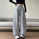 Sports Pants for Women Spring Autumn New Style High-waisted Slim Loose Wide-leg Versatile Casual Sweatpants